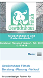 Mobile Screenshot of gewaechshaus-foetsch.de