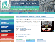 Tablet Screenshot of gewaechshaus-foetsch.de